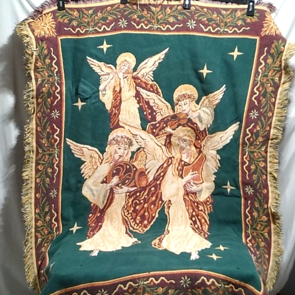 SALE! Goodwin Weaver's Vintage Large Angel Throw